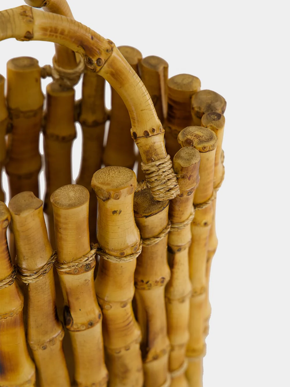 Amalfi Bamboo Bucket Bag - Image 5