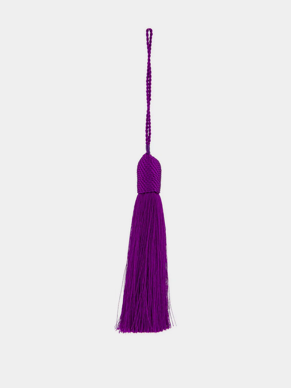 Purple Silk Decorative Tassel