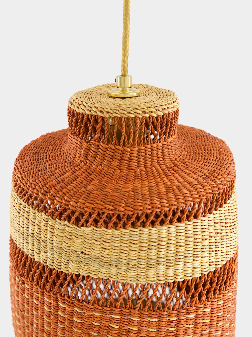 Dash Small Straw Pendant Lamp Ginger - Image 3