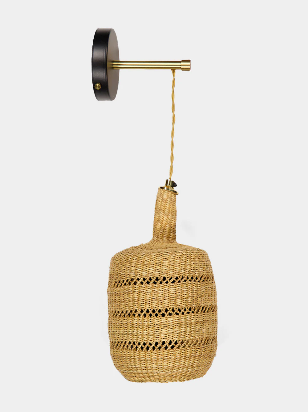 Natural Lantern Wall Lamp - Image 2