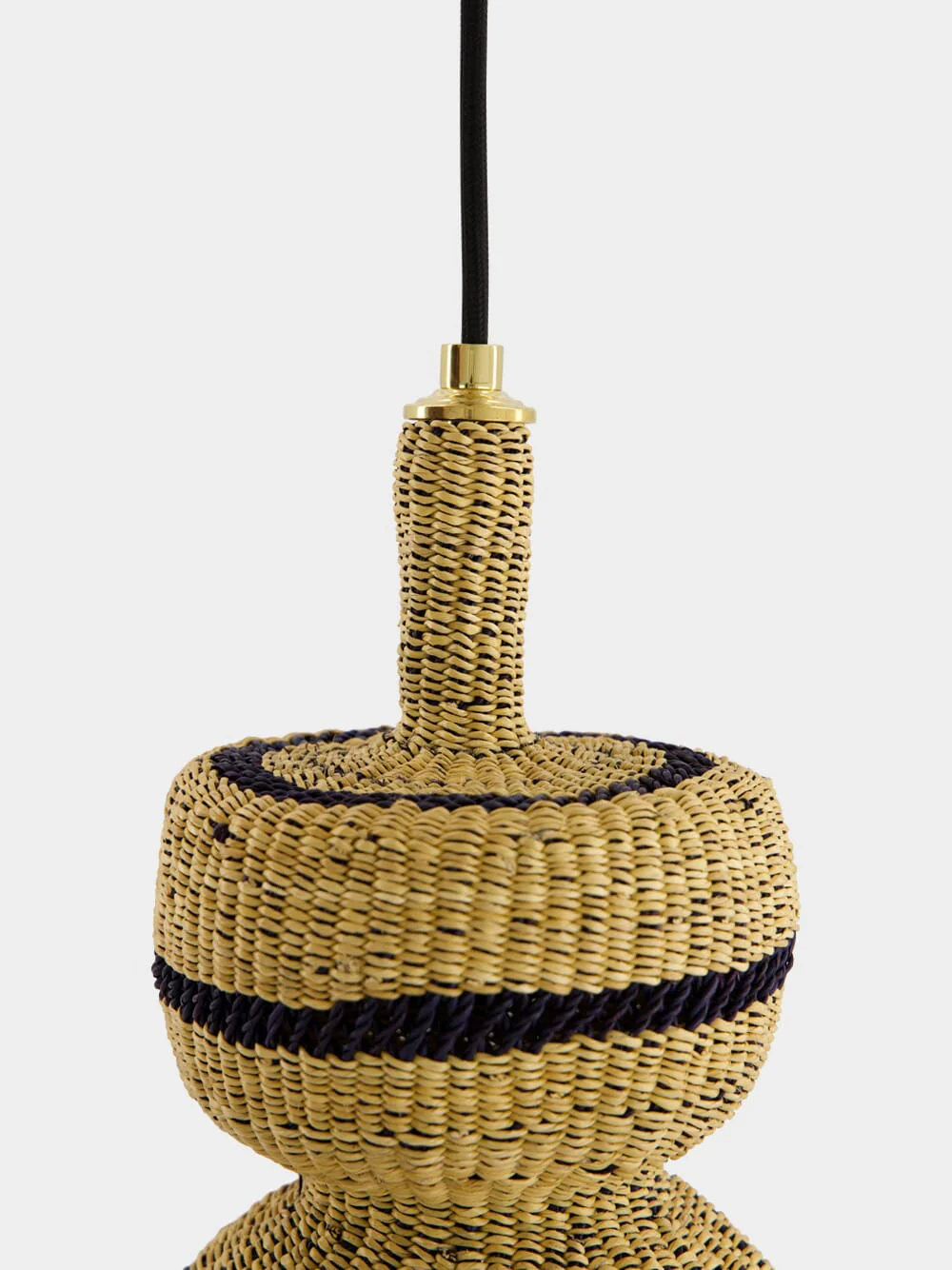 Natural and Midnight Curved Pendant Light - Image 2