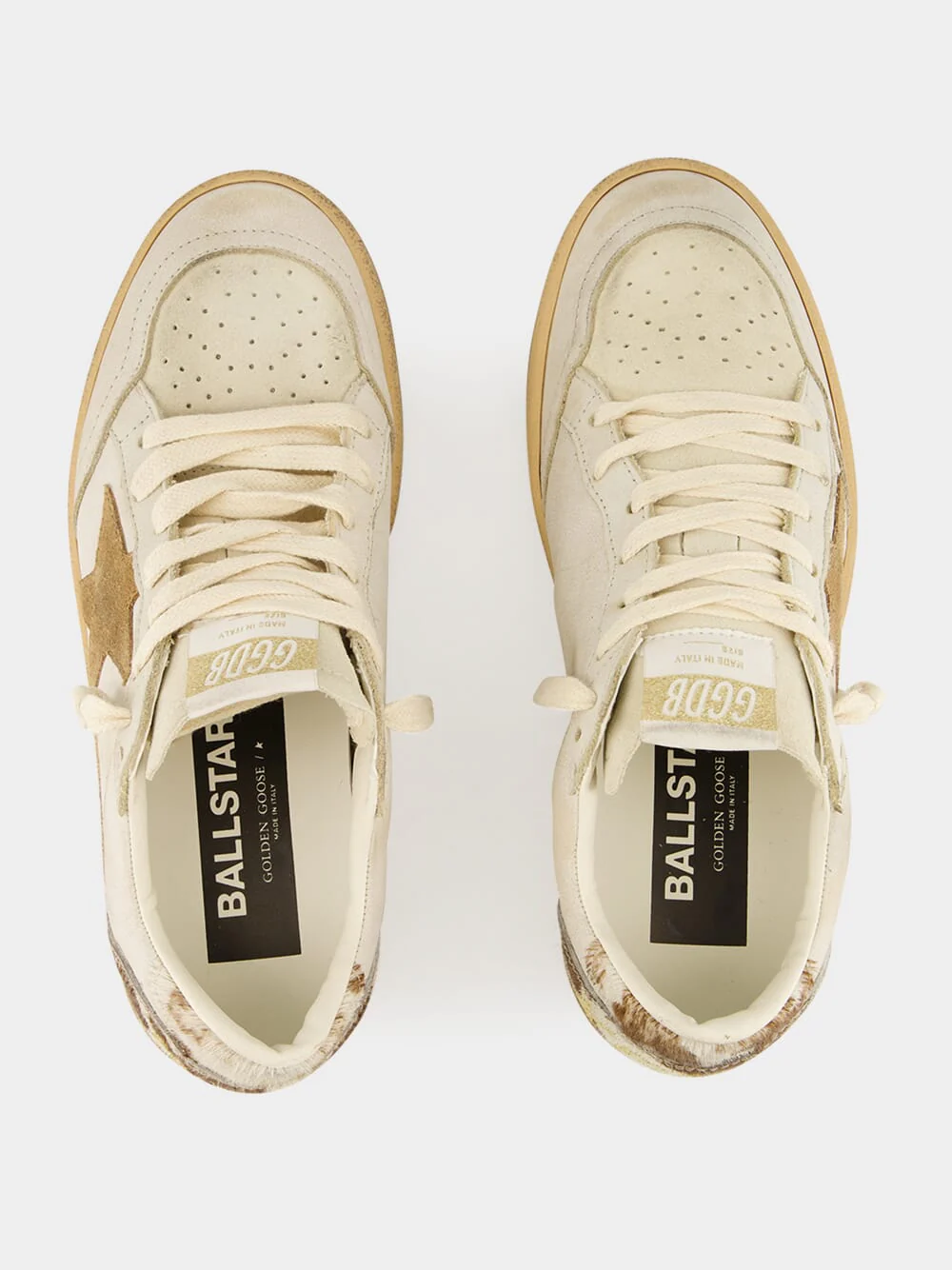 Ballstar Cow-Print Leather Sneakers - Image 4