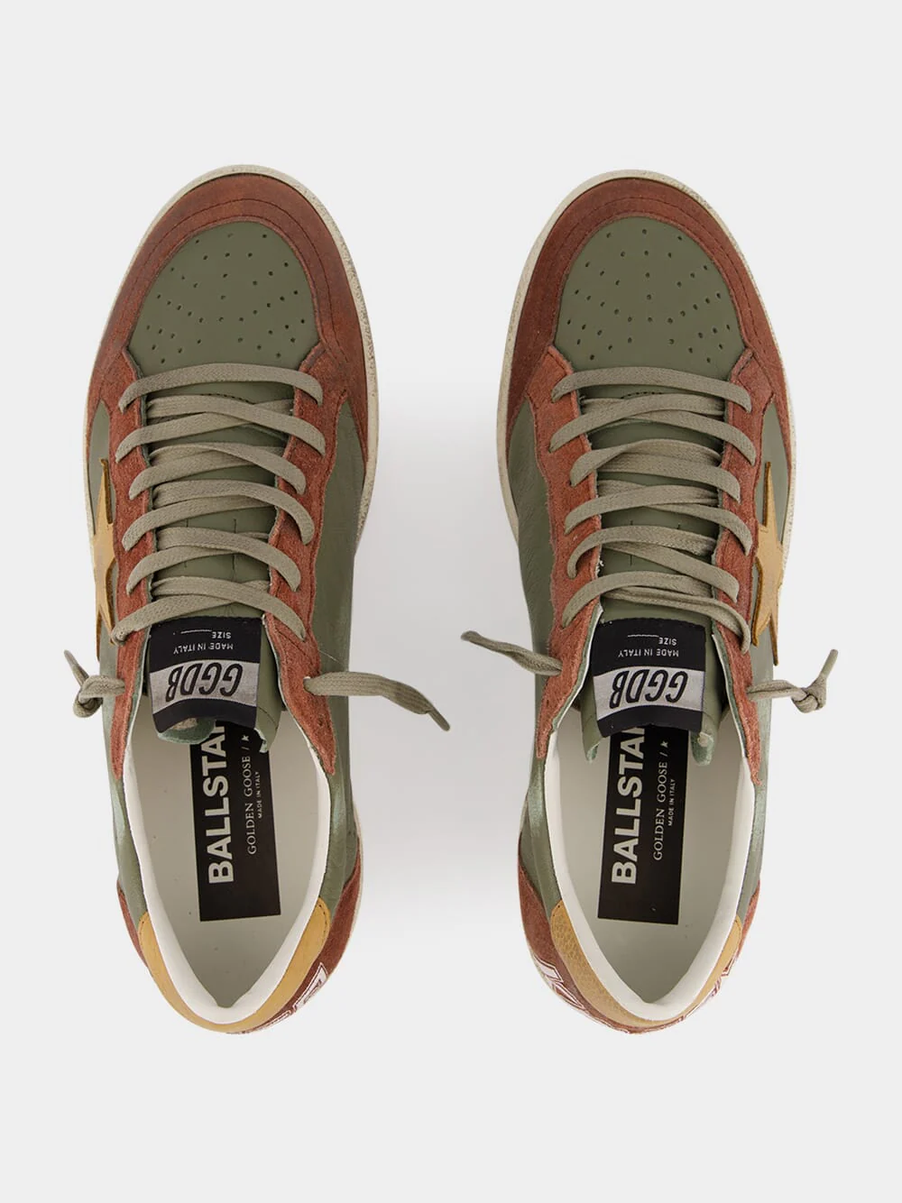 Ballstar Military Green Sneakers - Image 4
