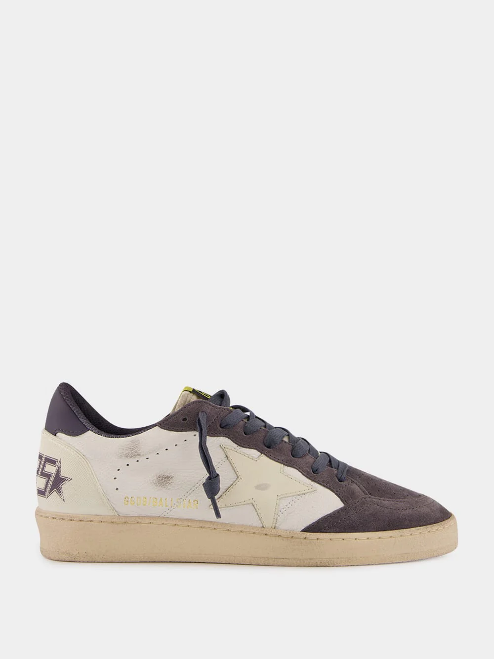 Ballstar White and Blue Sneakers