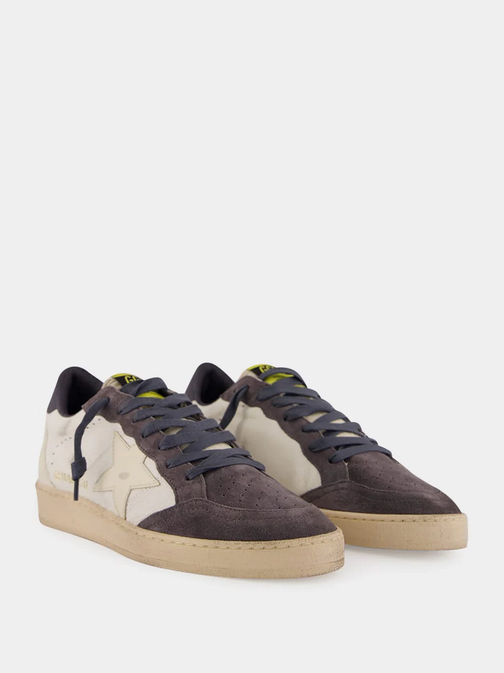 Ballstar White and Blue Sneakers - Image 3