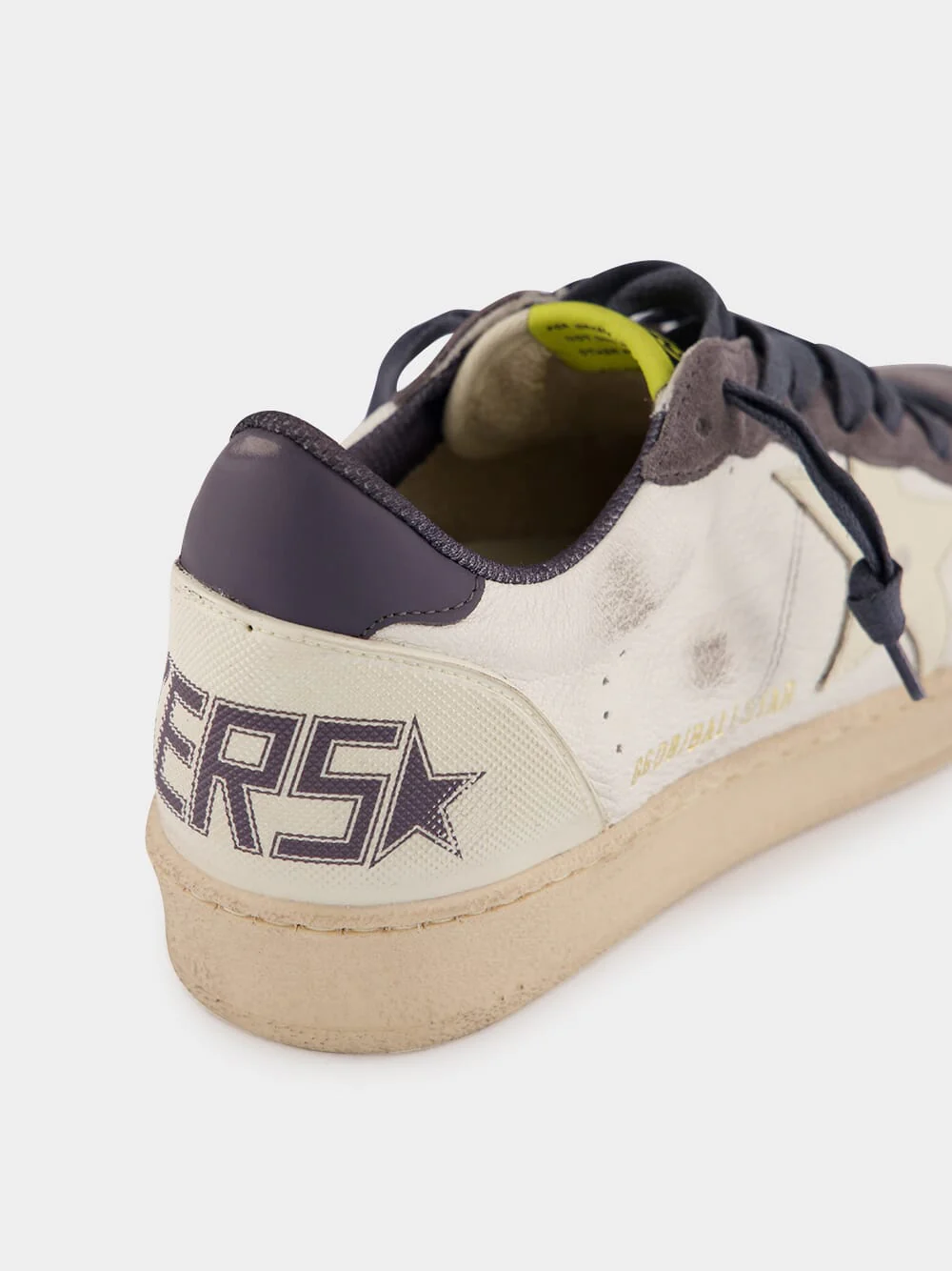 Ballstar White and Blue Sneakers - Image 6