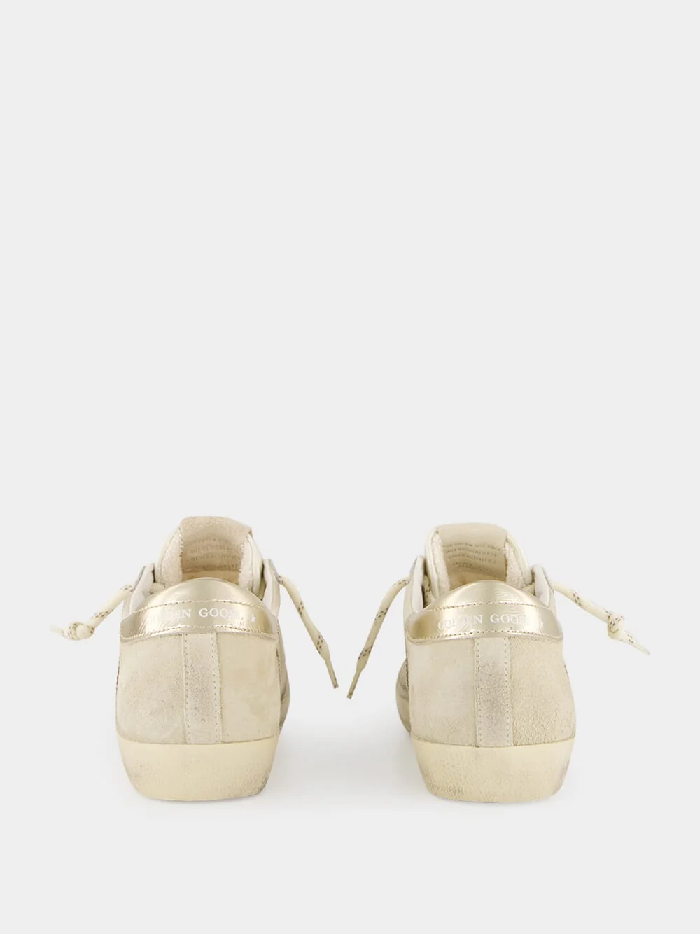 Beige Super-Star Leather Sneakers - Image 5