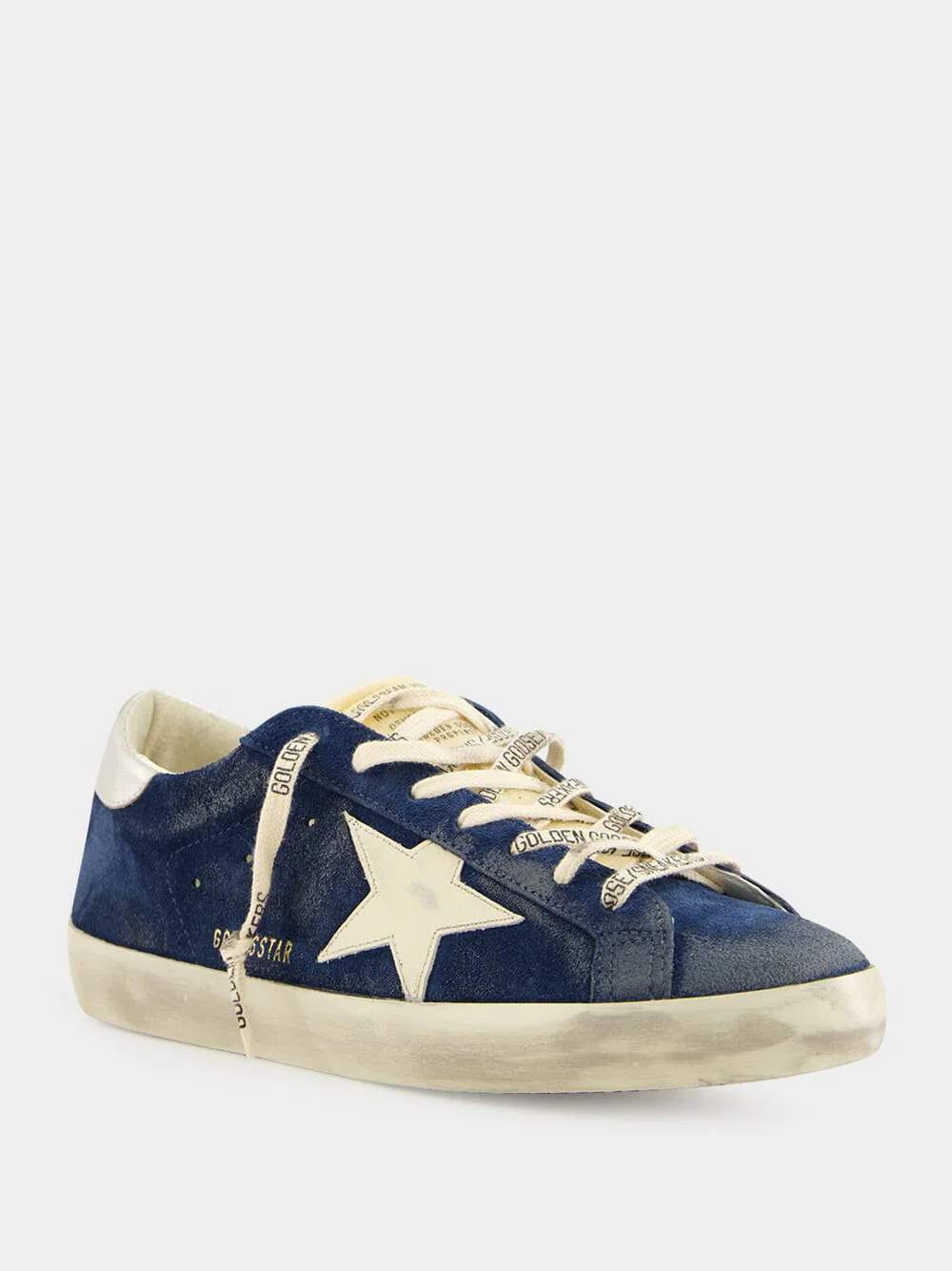 Blue Suede Super-Star Sneakers - Image 2