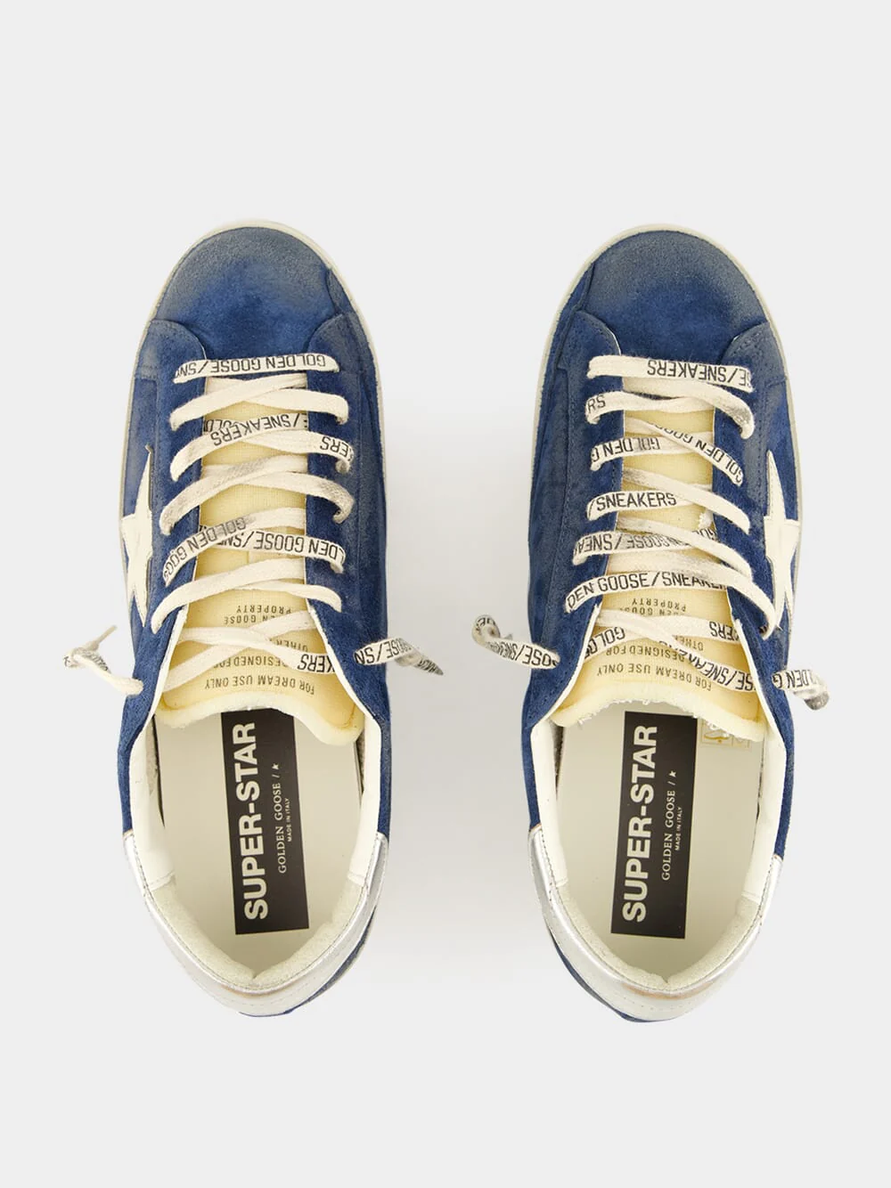 Blue Suede Super-Star Sneakers - Image 4