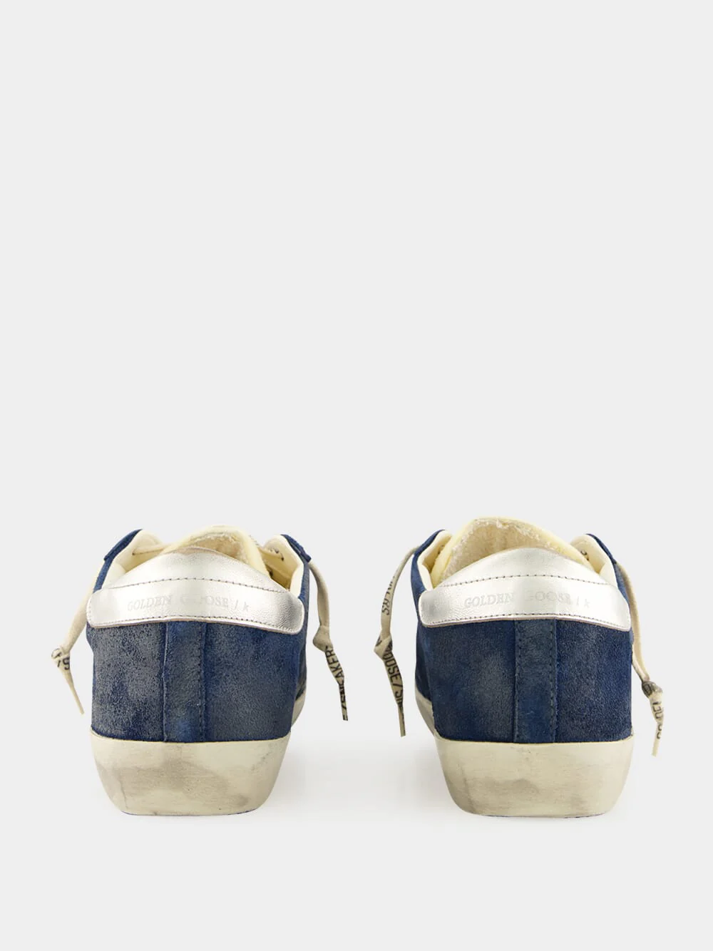 Blue Suede Super-Star Sneakers - Image 5