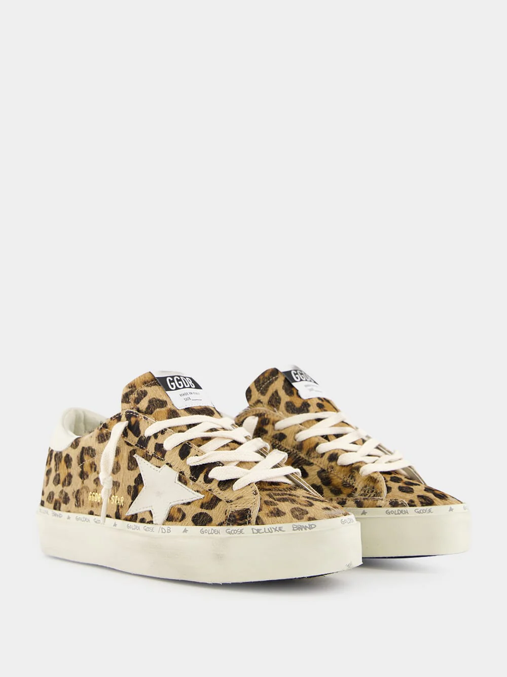 Brown Leopard Print Hi Star Sneakers - Image 10