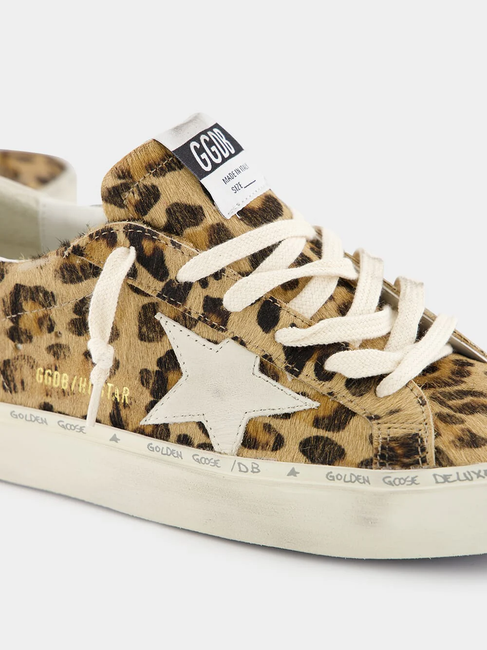 Brown Leopard Print Hi Star Sneakers - Image 14