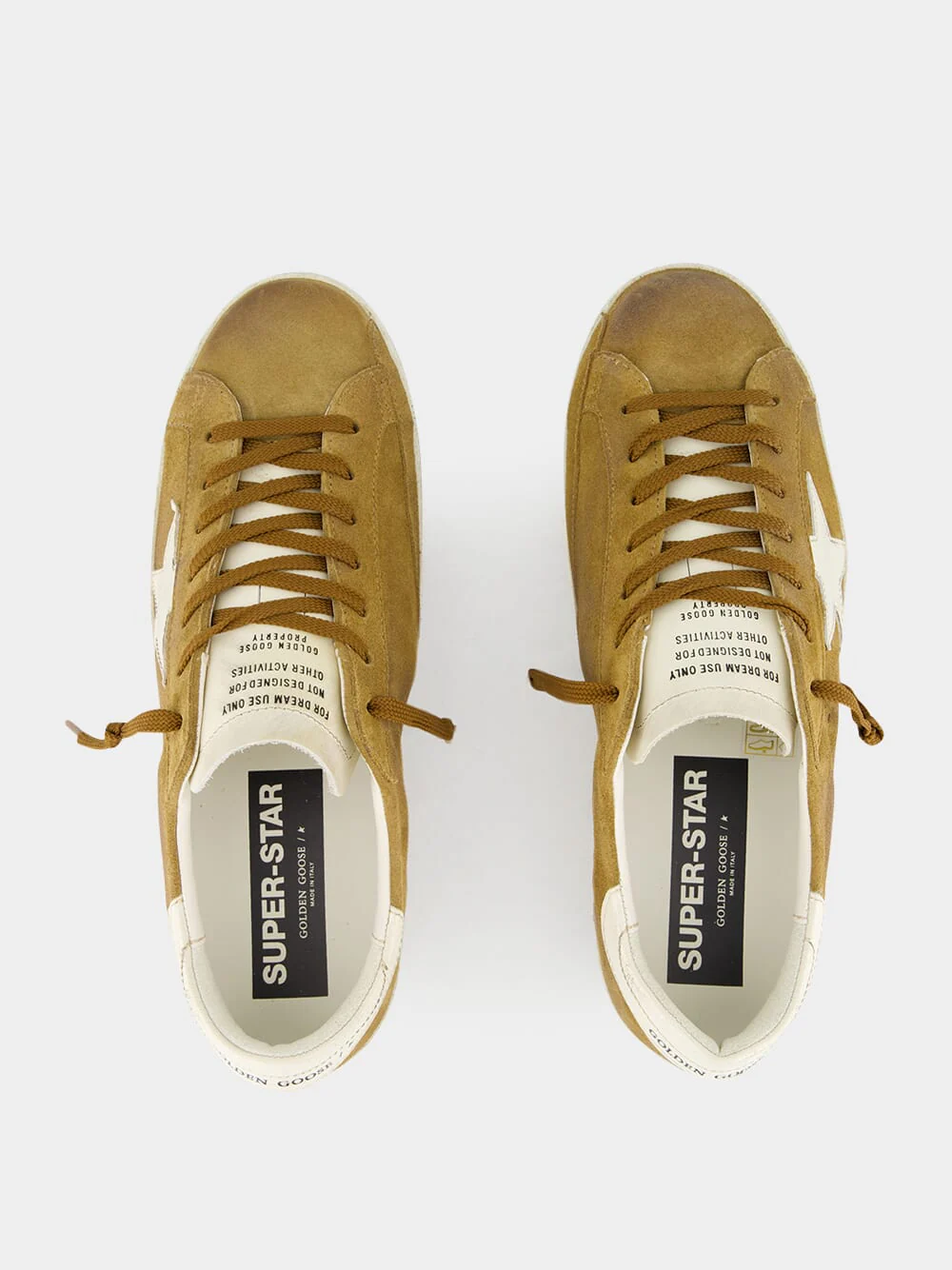 Brown Suede Superstar Sneakers - Image 4