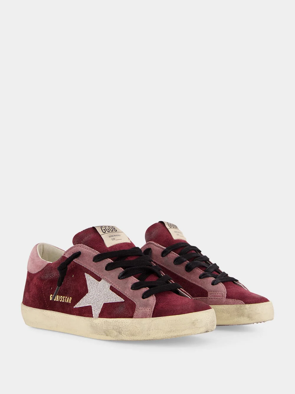 Burgundy Superstar Classic Sneakers - Image 3