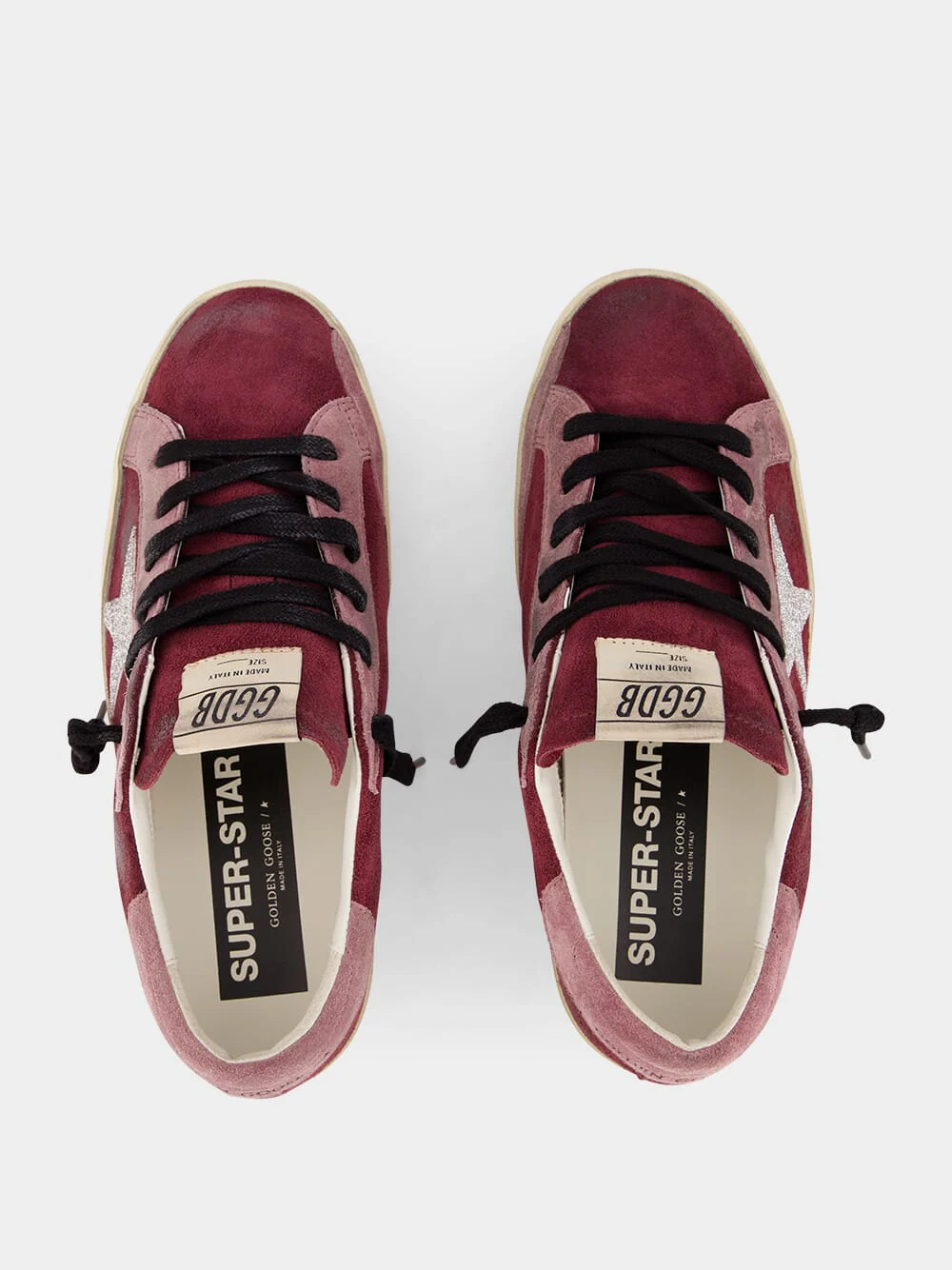 Burgundy Superstar Classic Sneakers - Image 4