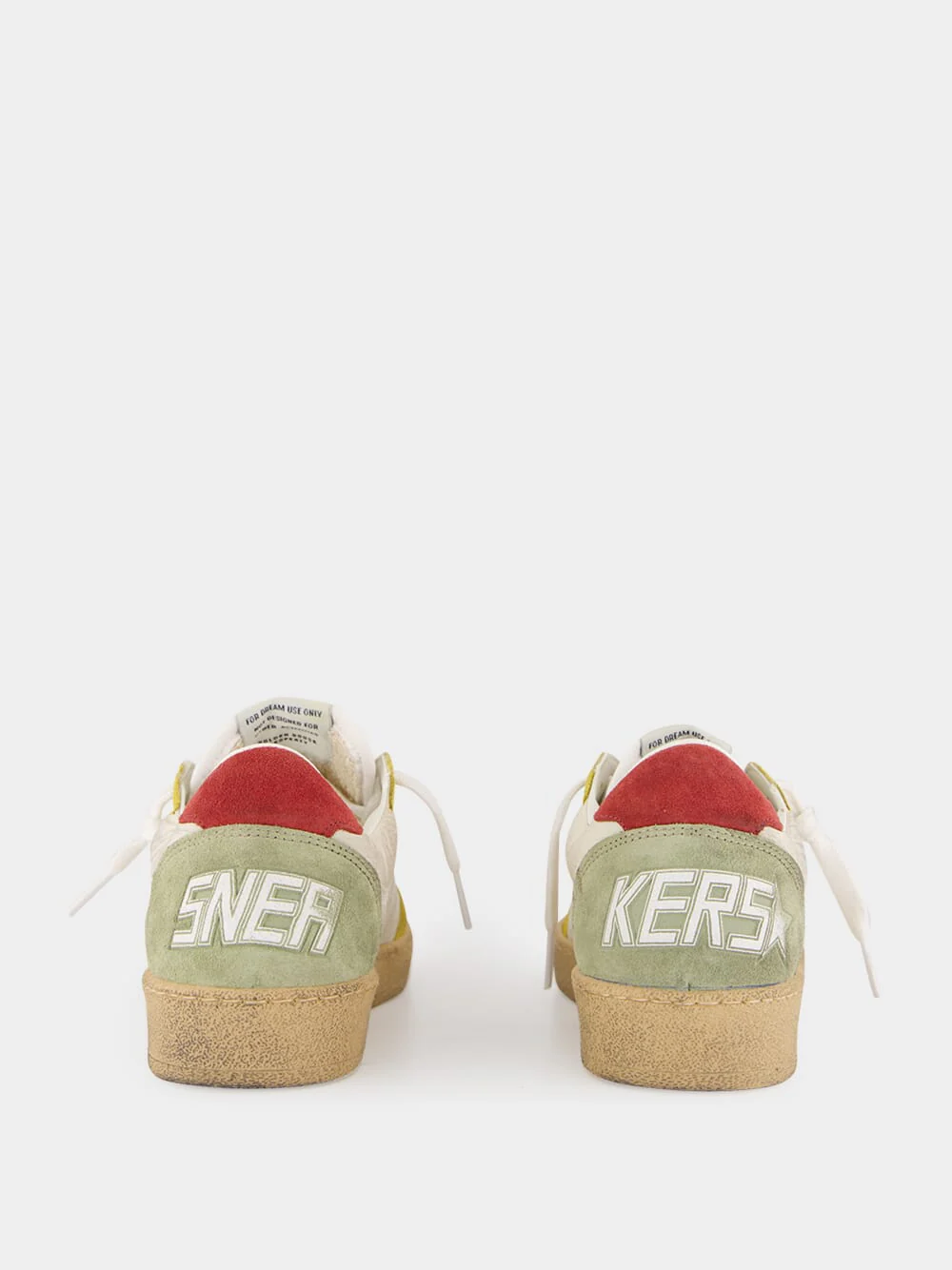 Buttercream Ball Star Suede and Nylon Sneakers - Image 5
