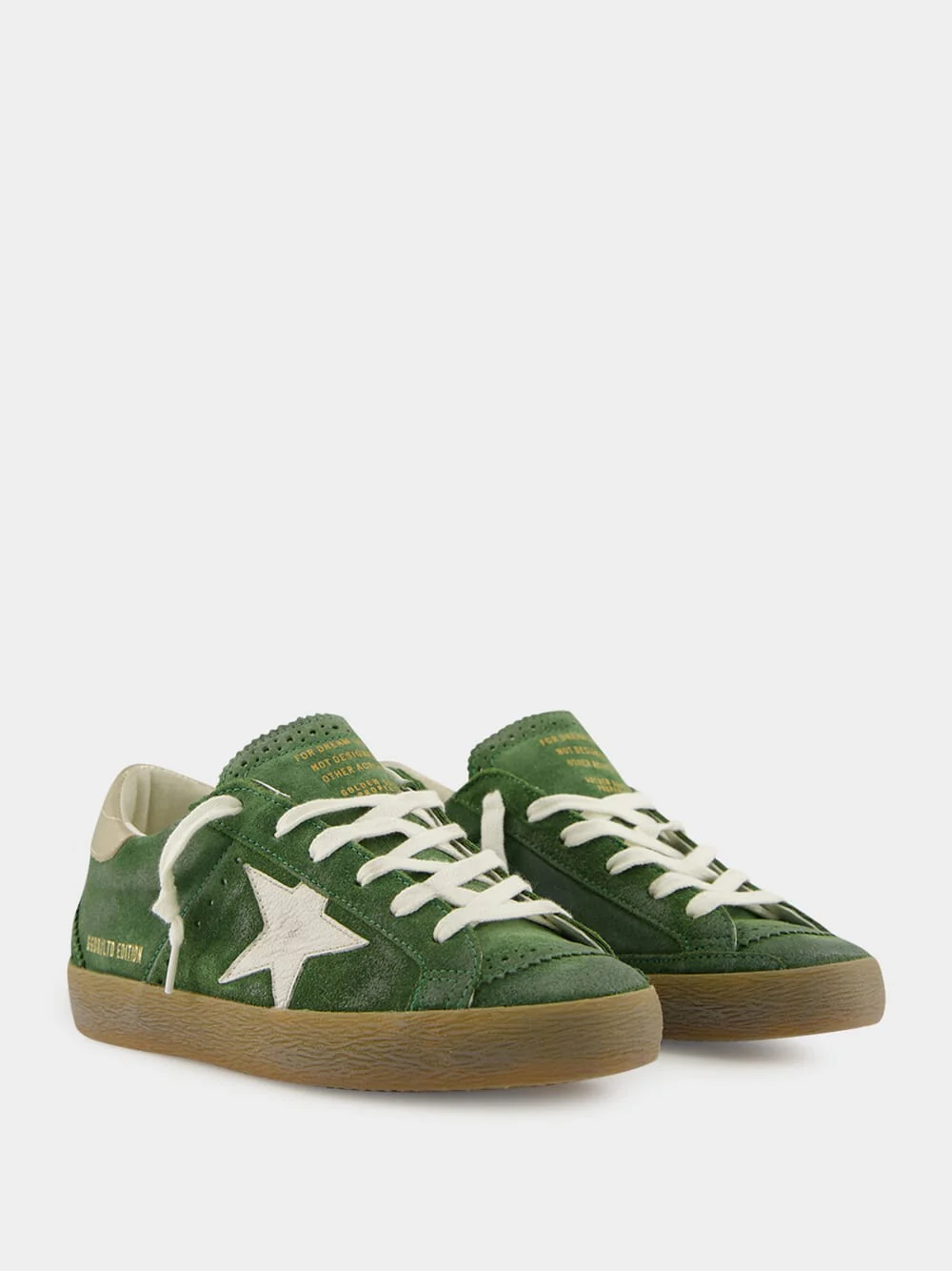Green Suede Super-Star Sneakers - Image 3