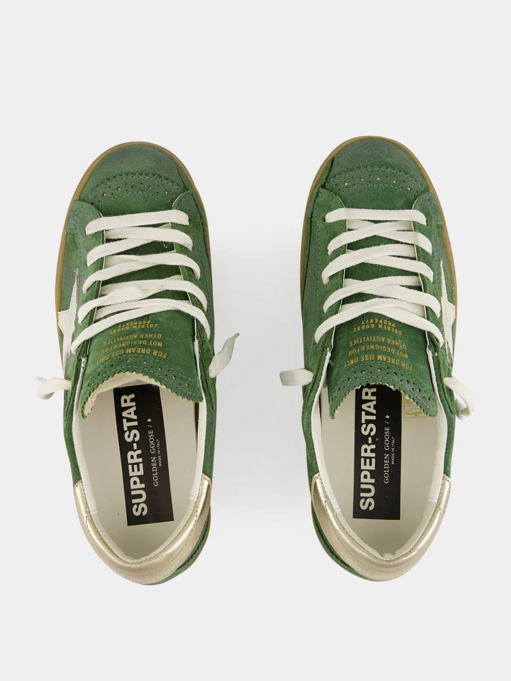 Green Suede Super-Star Sneakers - Image 4