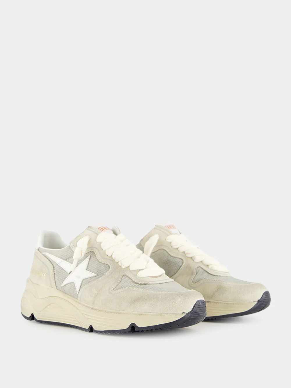 Ice and Eggnog Sneakers Leather Star and Heel - Image 3