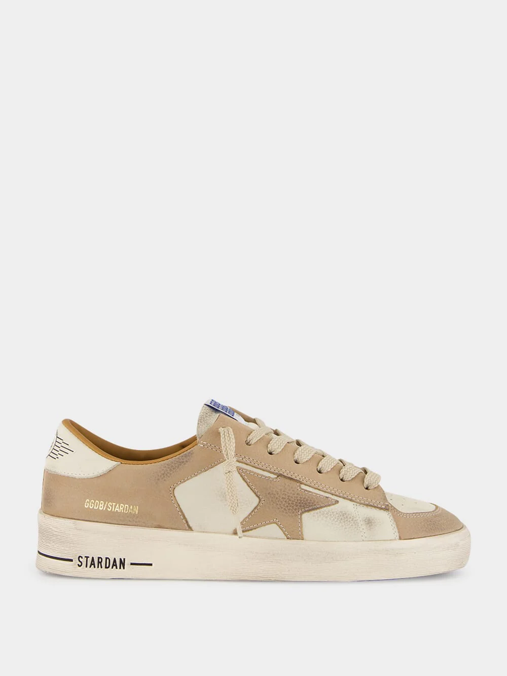 Marble and Off-White Stardan Nabuk Sneakers