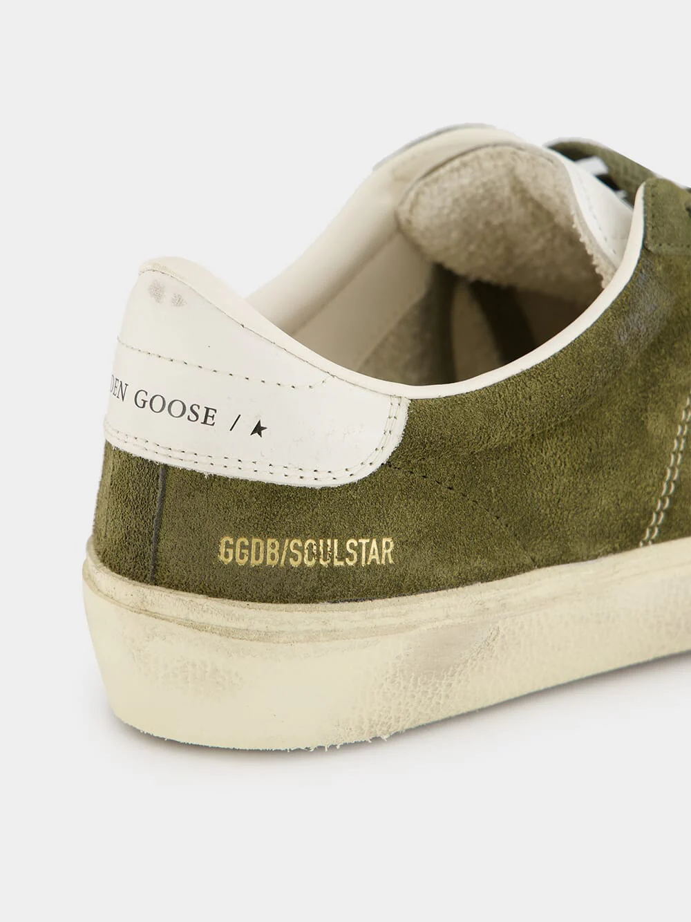Olive Green Soul-Star Sneakers with Suede - Image 6