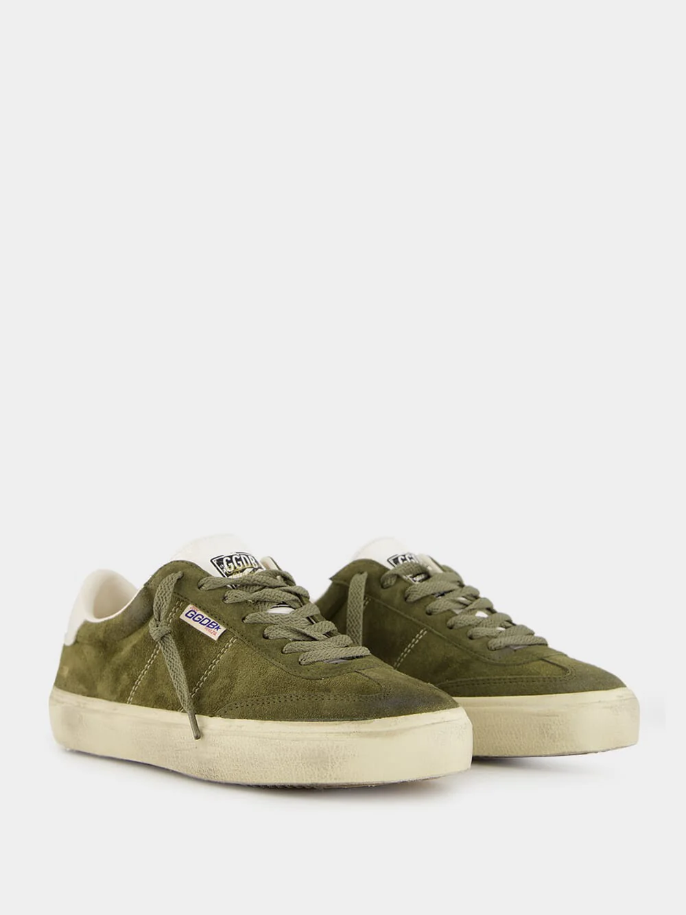 Olive Green Soul-Star Sneakers with Suede - Image 9