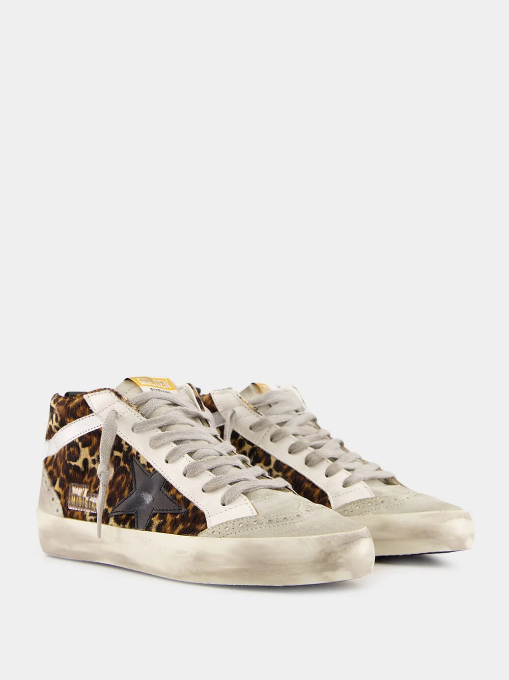 Animal Print Mid Star Sneakers - Image 4