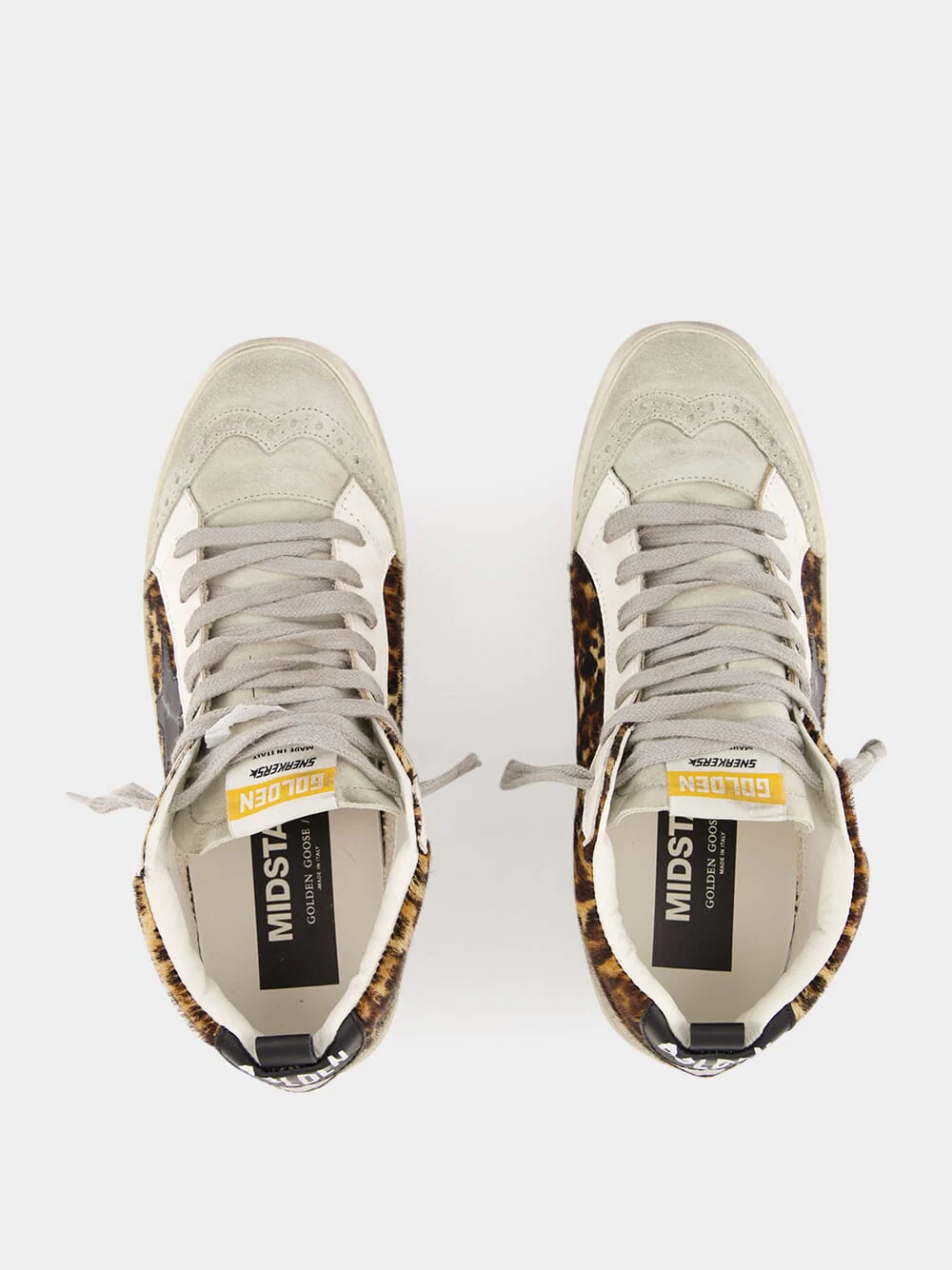 Animal Print Mid Star Sneakers - Image 5