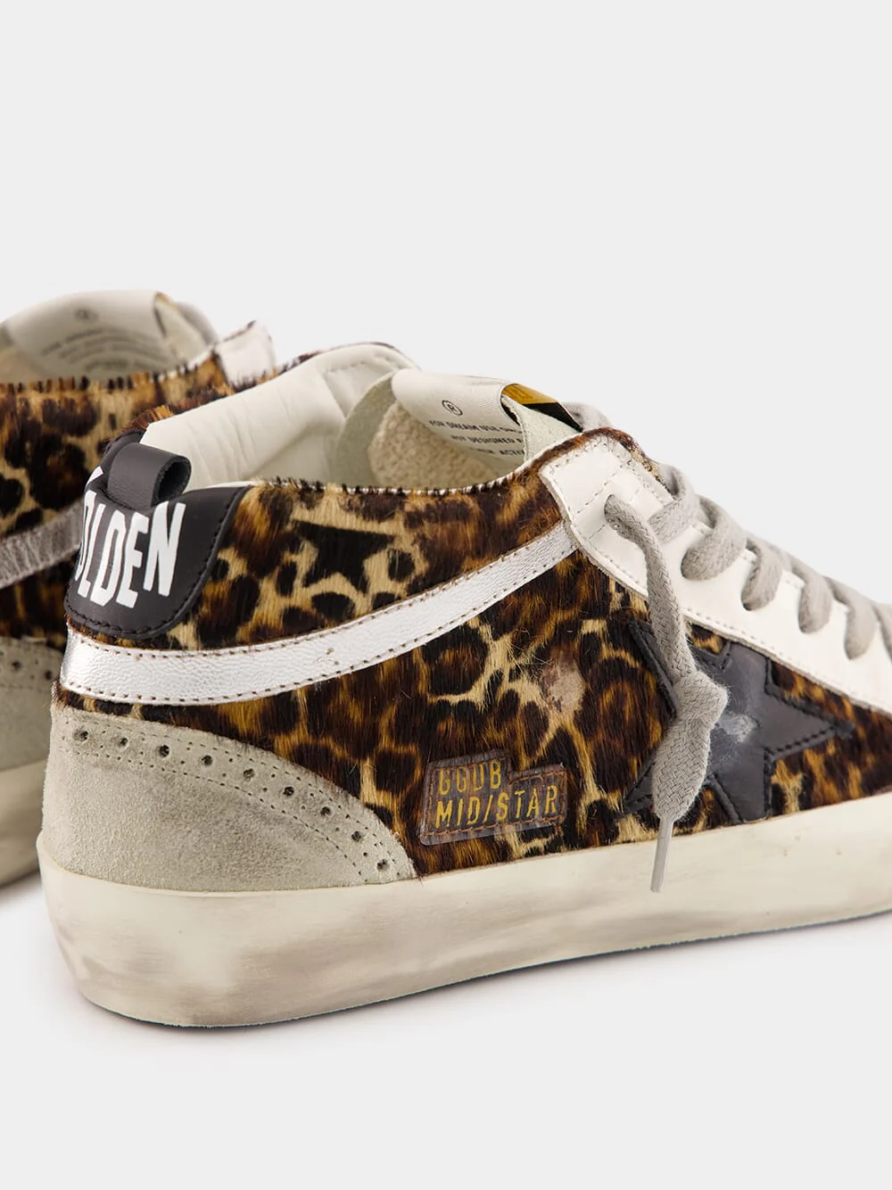 Animal Print Mid Star Sneakers - Image 7