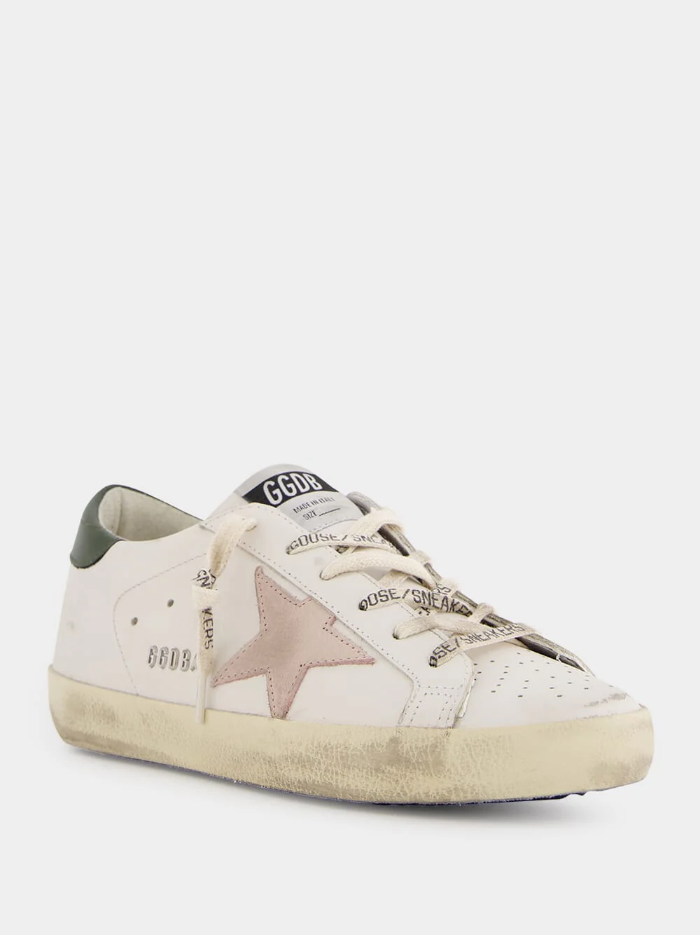 Light Pink Super Star Leather Sneakers - Image 2