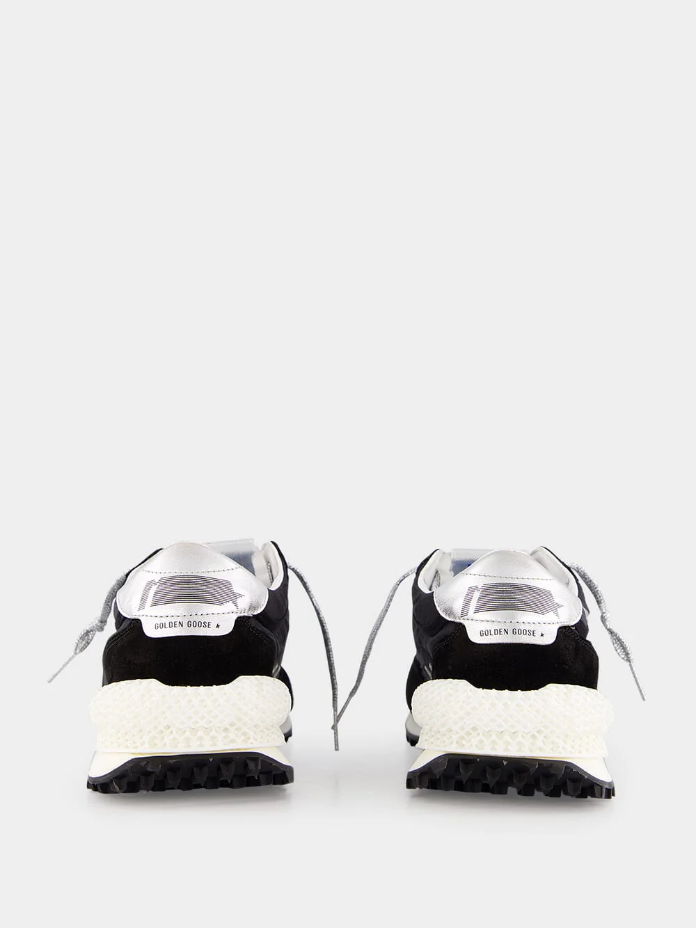 Marathon Sneakers With Black Ripstop Nylon Upper And Silver Star - Image 5