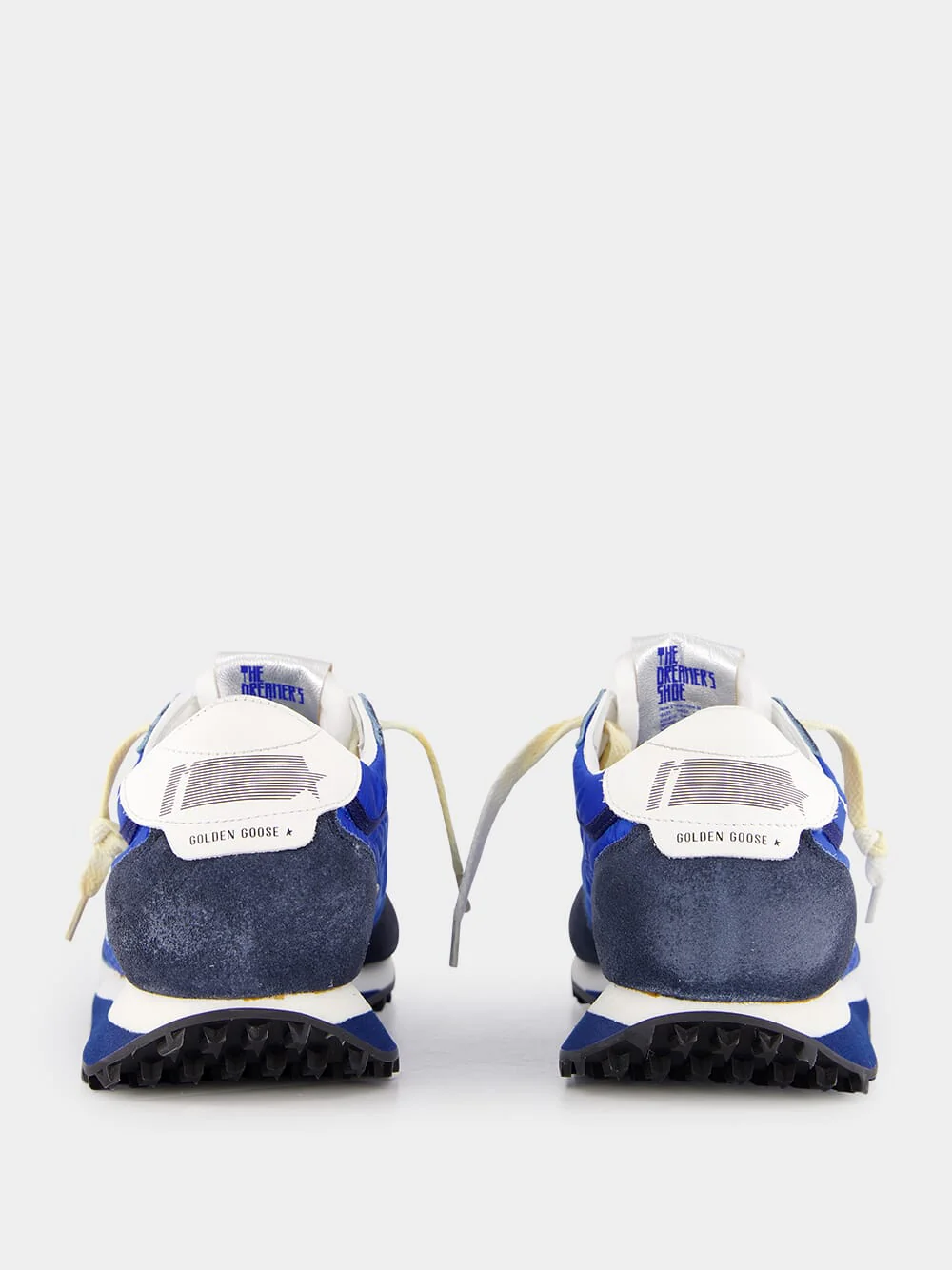 Marathon Sneakers With Blue Nylon Upper And White Star - Image 5