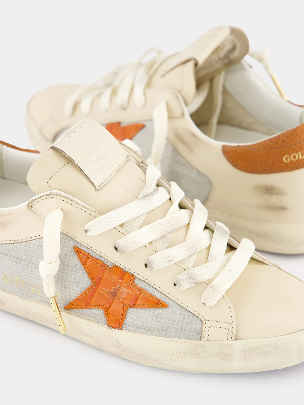 Super-Star Double Quarter Orange Sneakers - Image 6