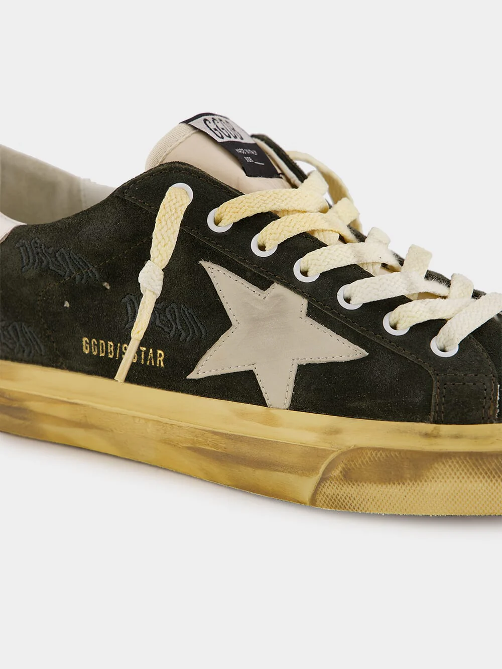 Super Star Green Suede Sneakers - Image 6