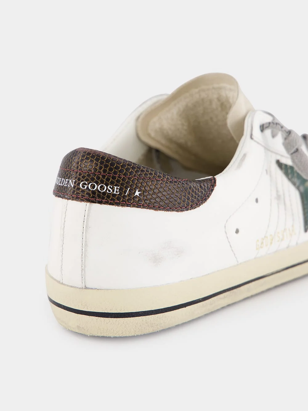 Super Star Sneakers with Lizard Printed Heel - Image 6