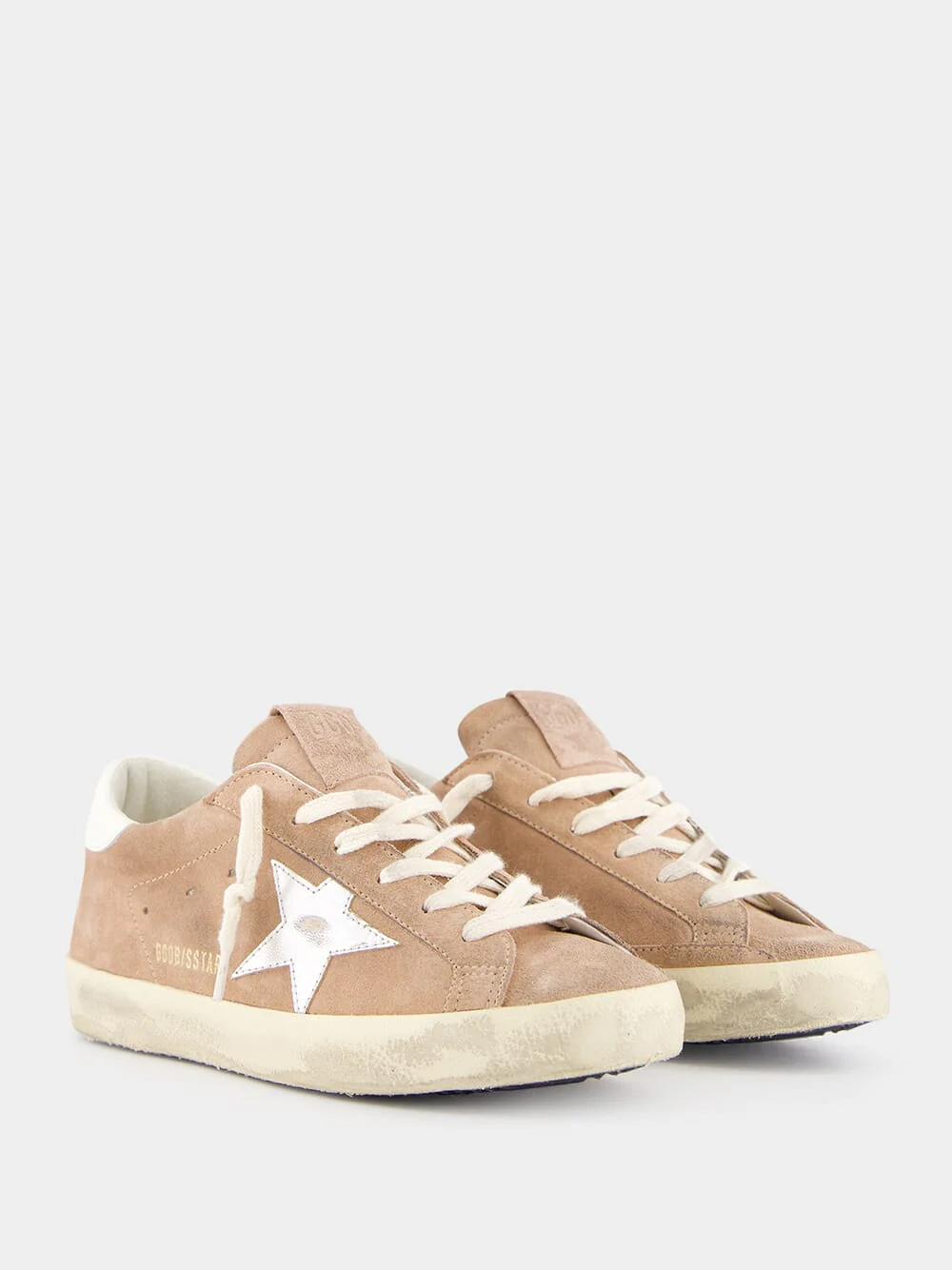 Super-Star Suede Sneakers with Laminated Leather Star - Image 3