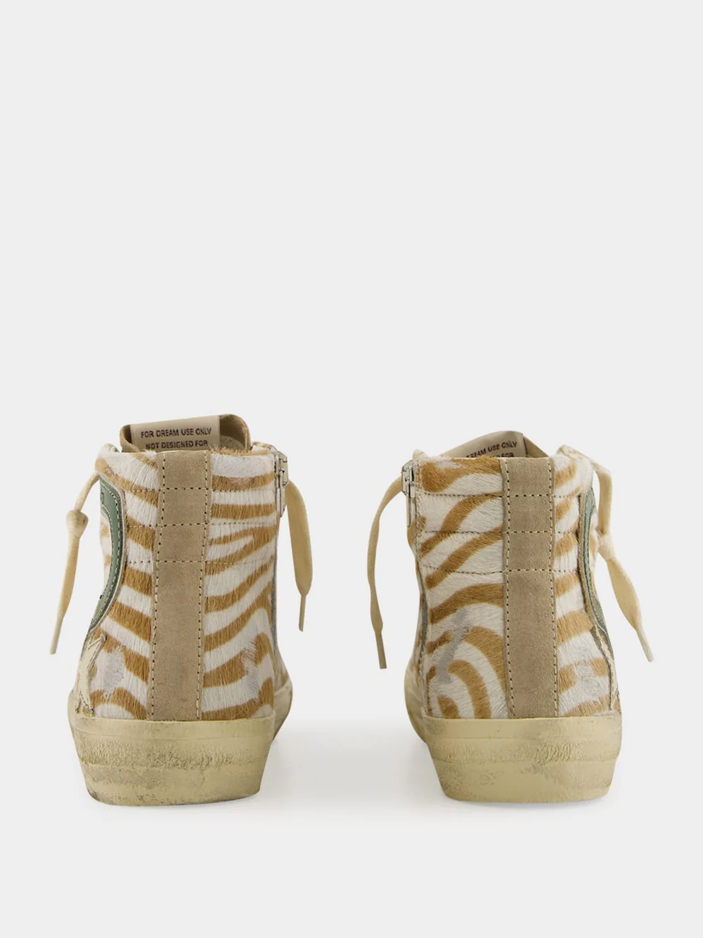 Slide Classic Zebra Horsy High-Top Sneakers - Image 4