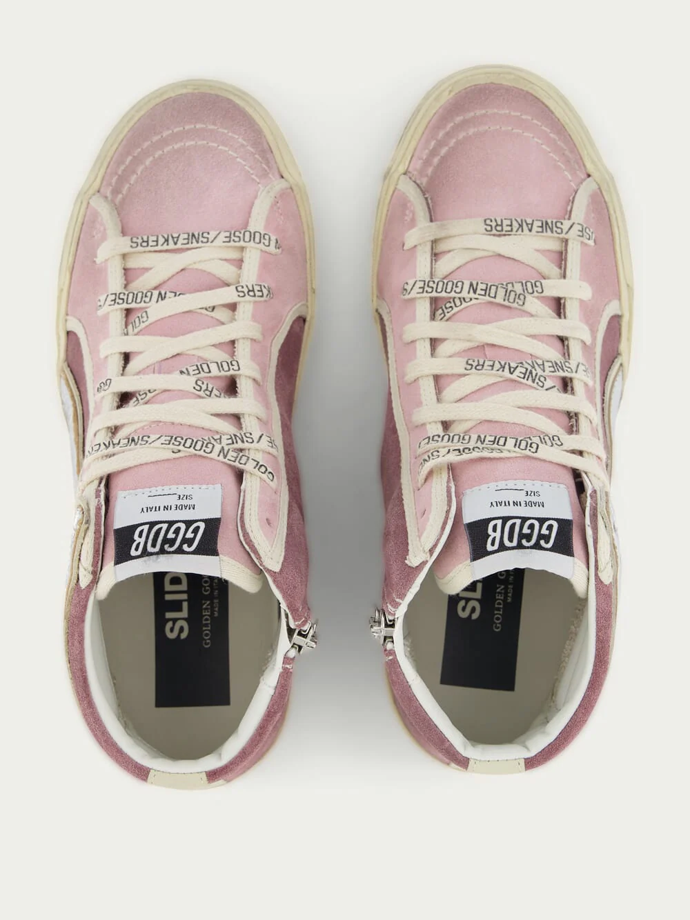 Slide High-Top Suede Sneakers - Image 4