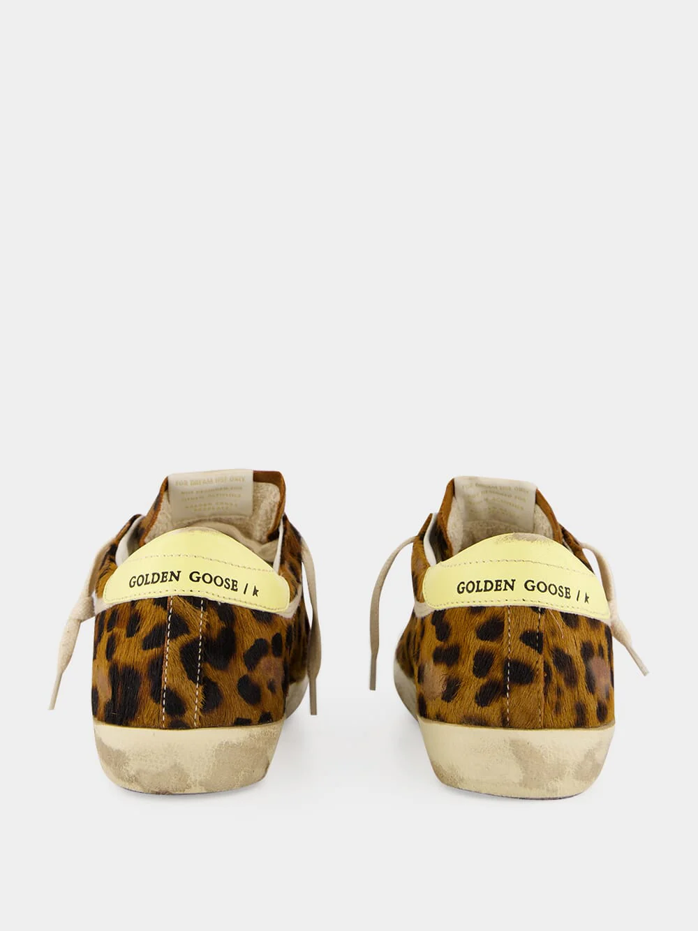 Leopard and Yellow Super-Star Sneakers - Image 5