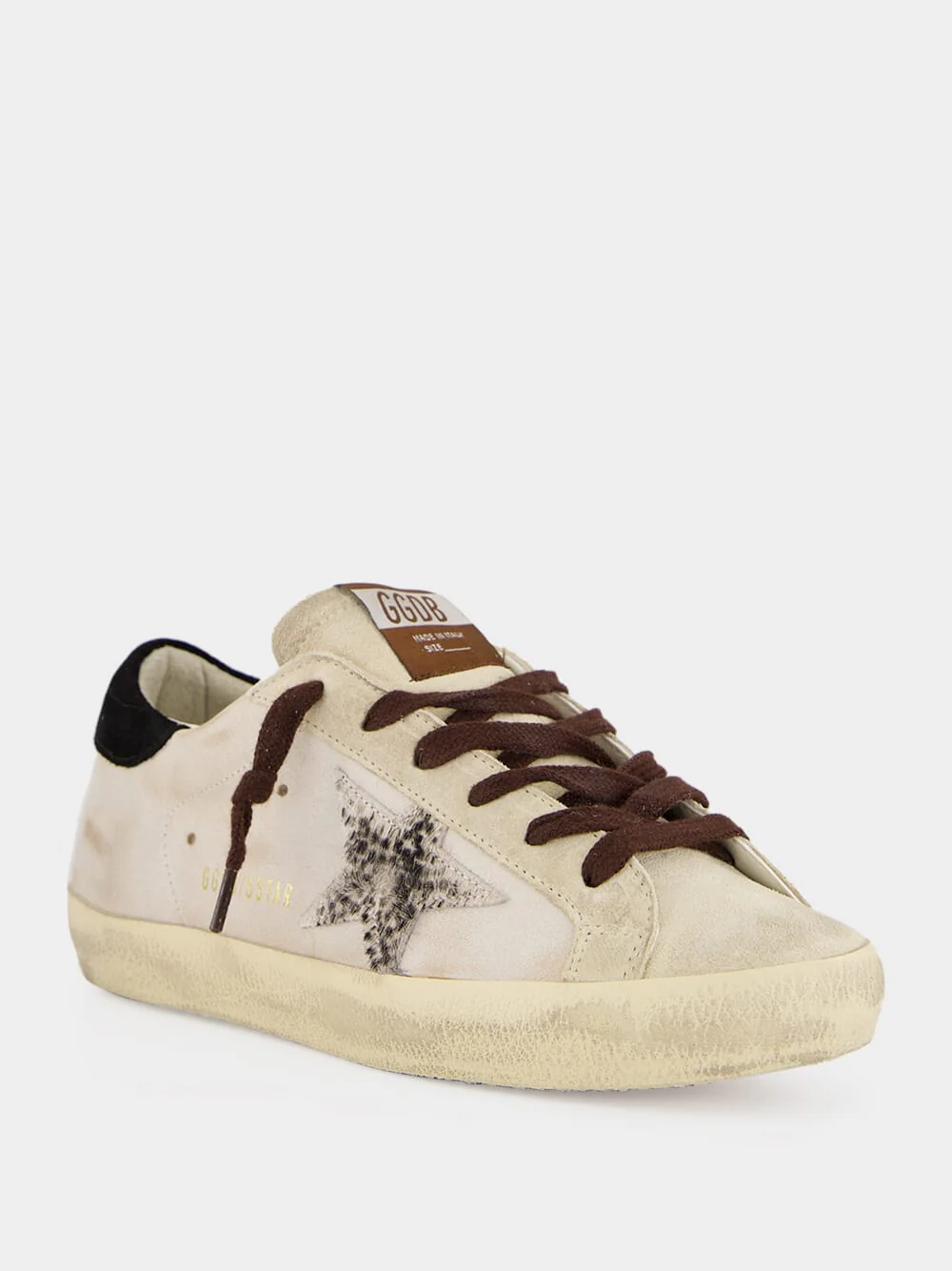 Seed Pearl and Black Super-Star Sneakers - Image 2