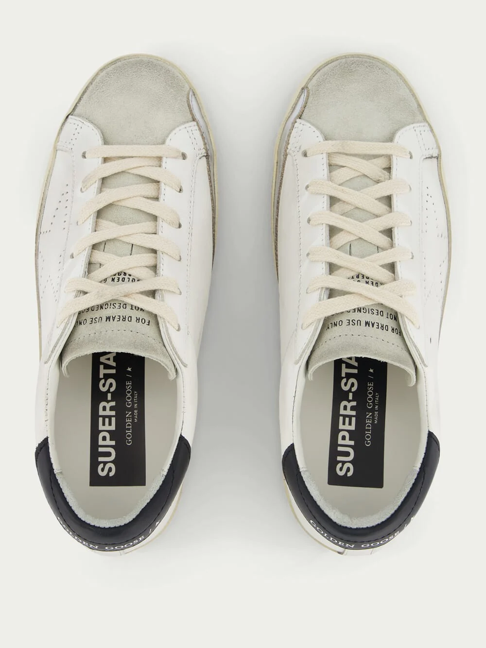Super-Star Distressed Lace-Up Sneakers - Image 4