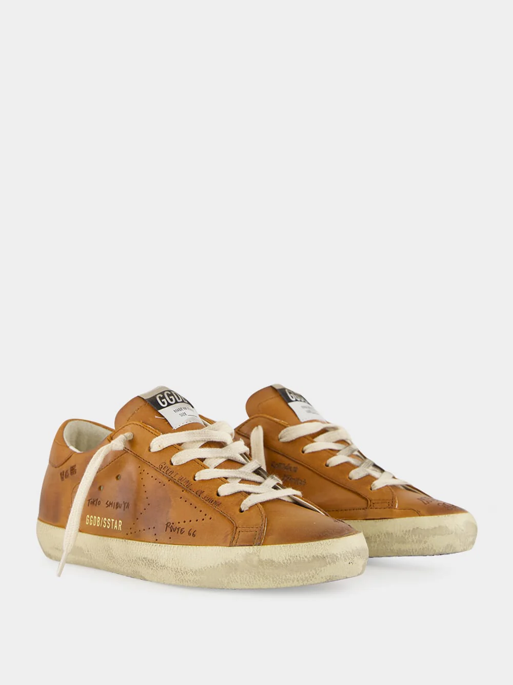 Super-Star Journey Print Sneakers in Cuoio - Image 3