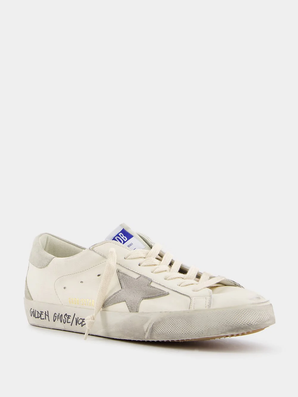 Super-Star Nappa Sneakers White and Grey - Image 2