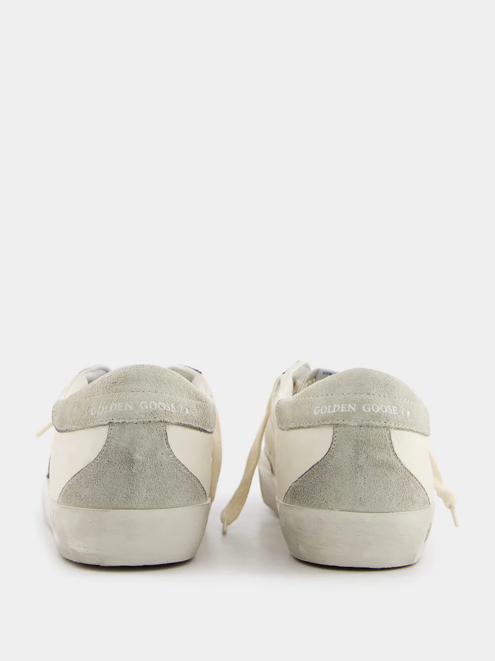 Super-Star Nappa Sneakers White and Grey - Image 5