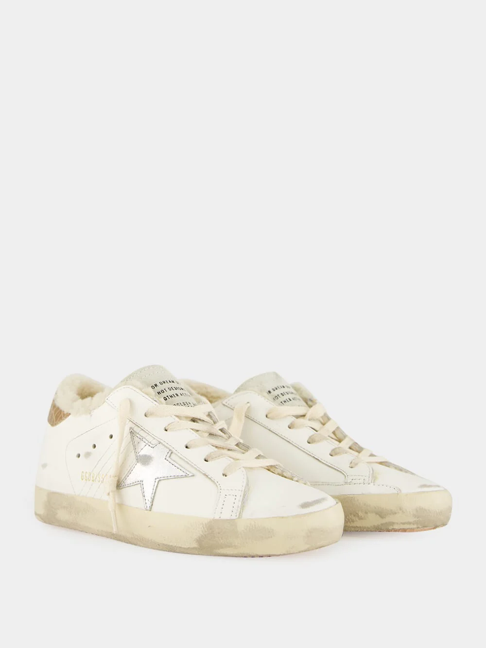 Super-Star Sneakers with Cocco Heel & Shearling - Image 3