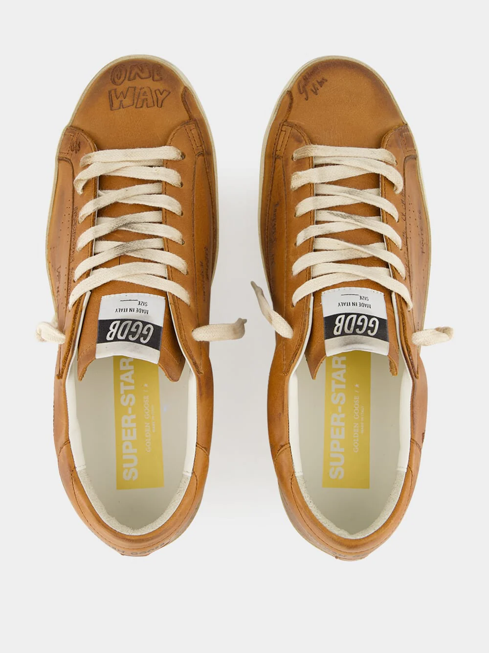 Superstar Journey Printed Brown Sneakers - Image 4