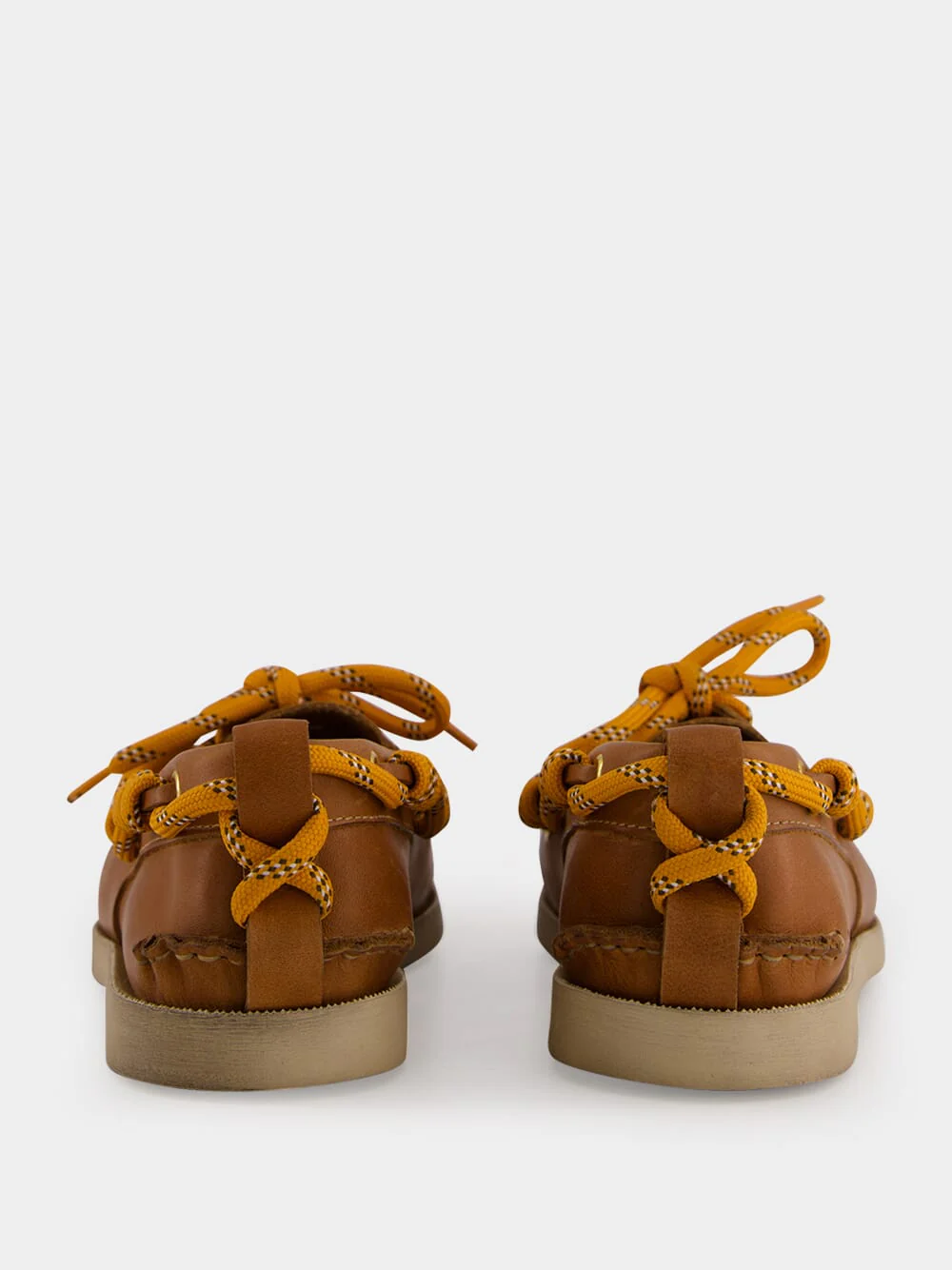 Tan Brown Cruise Leather Boat Shoes - Image 5