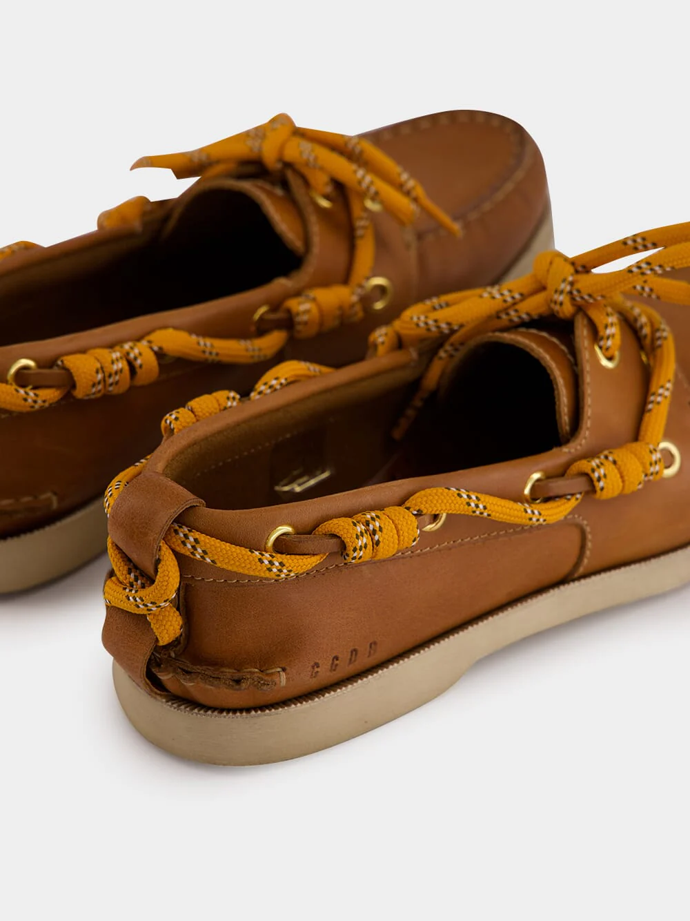Tan Brown Cruise Leather Boat Shoes - Image 7