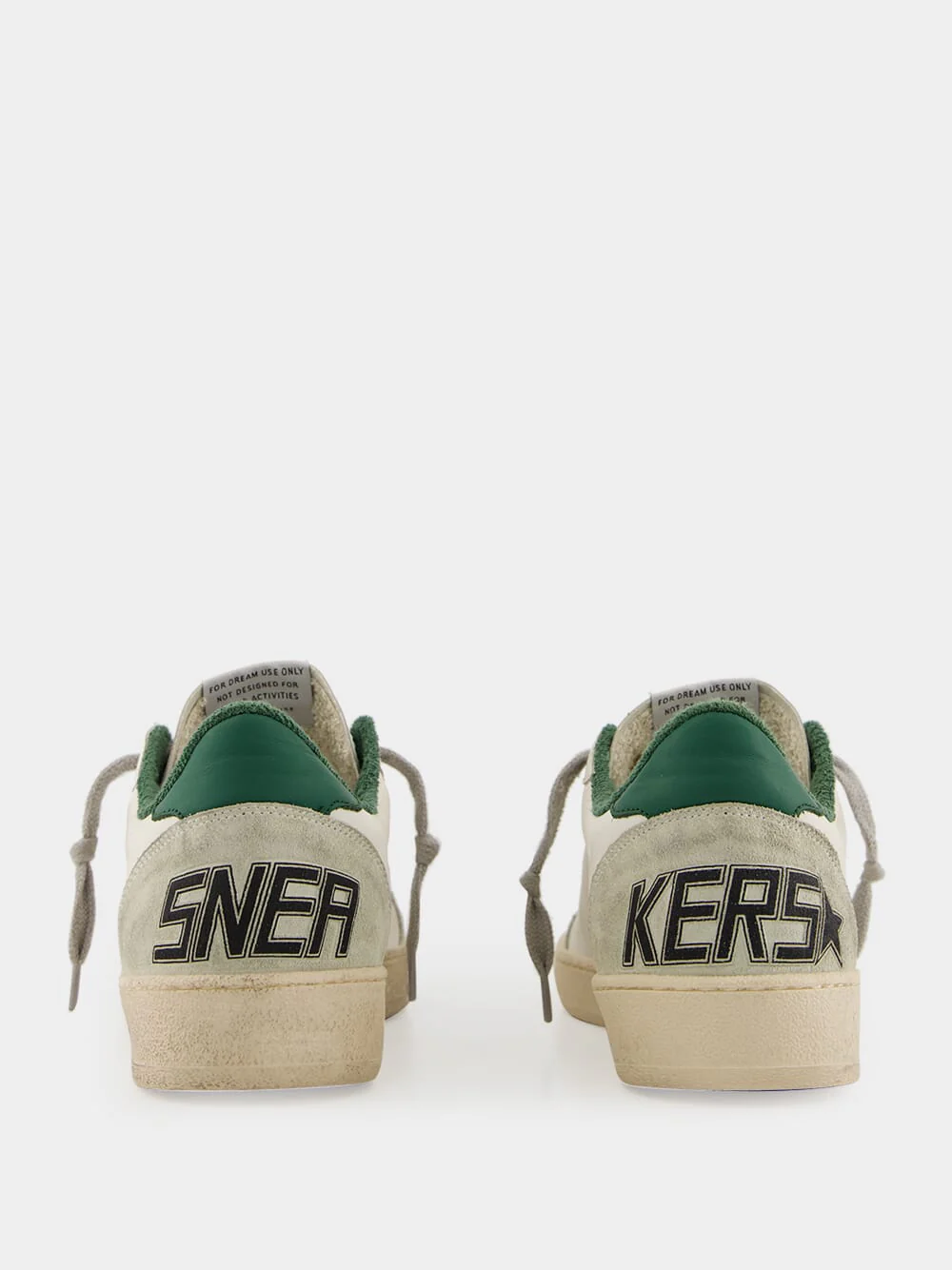 White and Green Ballstar Sneakers with Matt Heel - Image 5