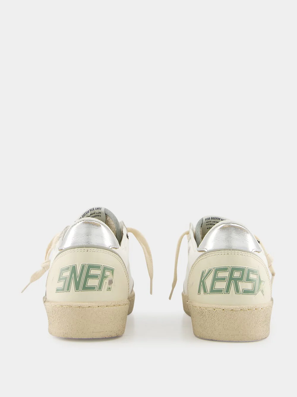 White and Green Sneakers Ballstar Lam Heel - Image 5
